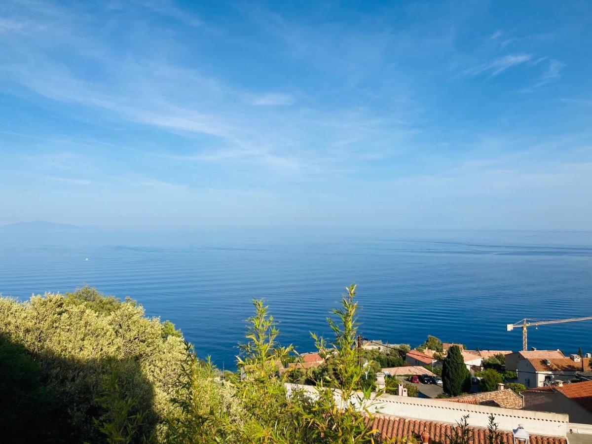 Maison Mediterraneo - Rez De Villa, Vue Imprenable Sur La Mer Pietranera Exteriér fotografie